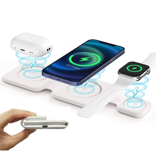 3 in 1 Foldable Fast Wireless Charger