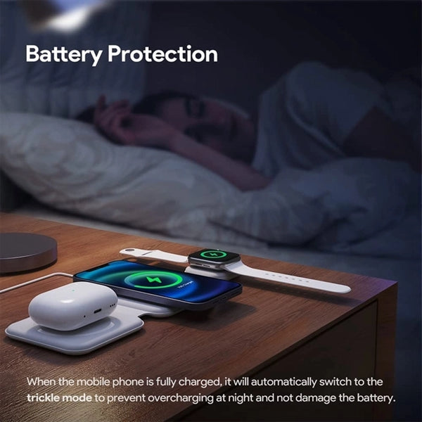 3 in 1 Foldable Fast Wireless Charger
