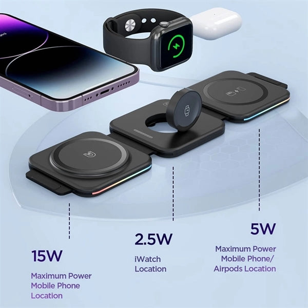 3 in 1 Foldable Charging Station