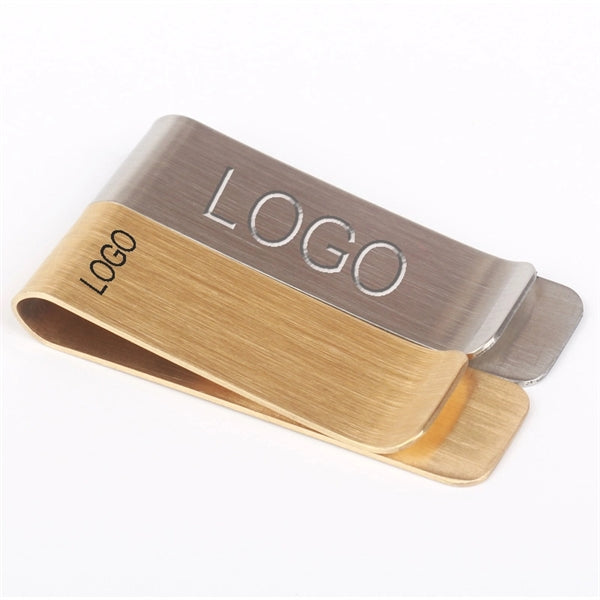 Stainless Steel Money Clips Card Holder Pocket Cash Wallet