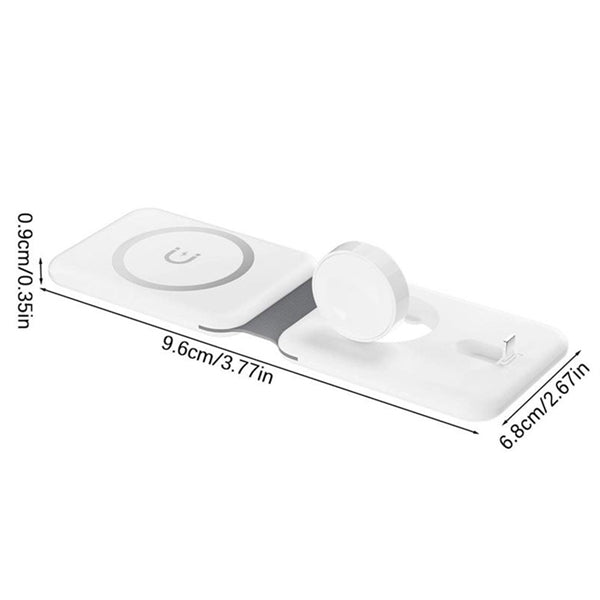 Magnetic Foldable 3 in 1 Charging Station