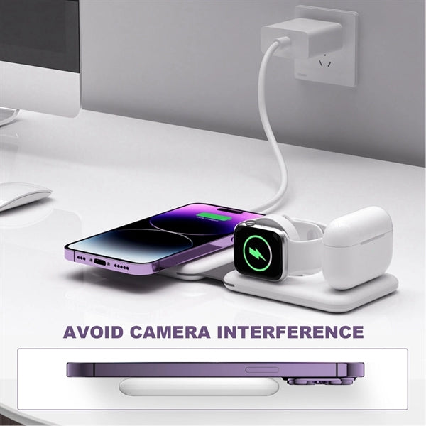 Magnetic Foldable 3 in 1 Charging Station