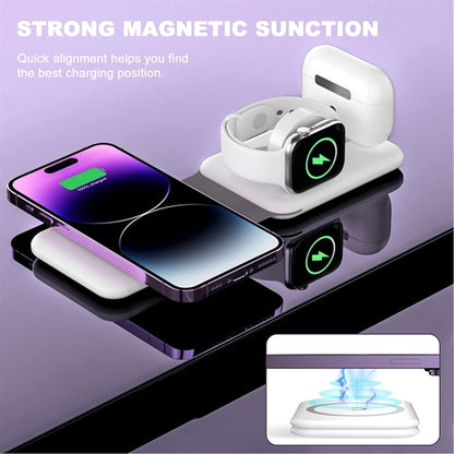 Magnetic Foldable 3 in 1 Charging Station