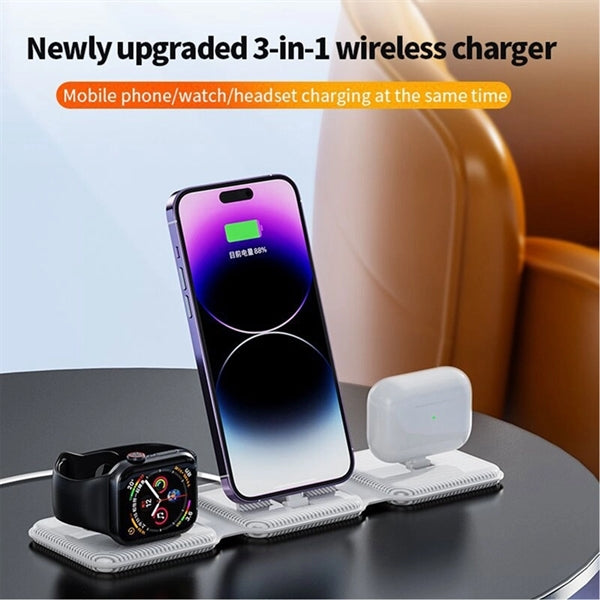 Magnetic Foldable 3 in 1 Charging Station