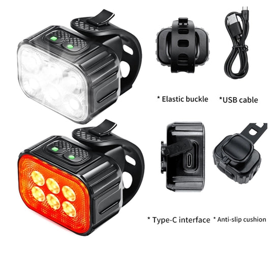 Cycle Bike Lights for Night Riding Rechargeable
