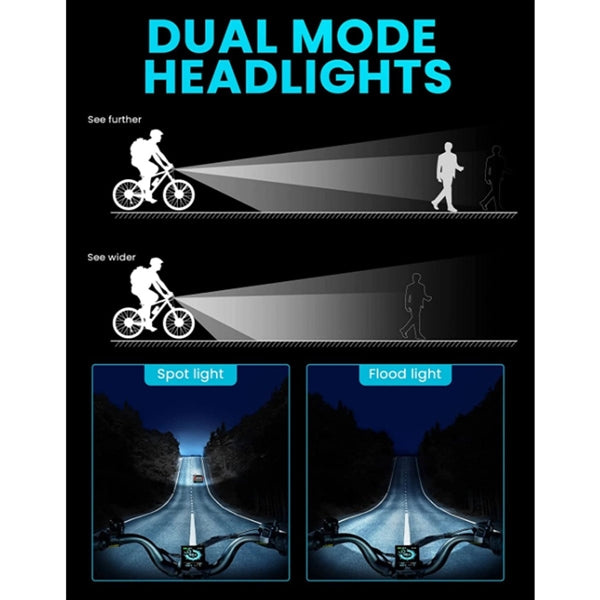 Cycle Bike Lights for Night Riding Rechargeable