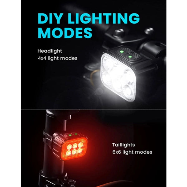 Cycle Bike Lights for Night Riding Rechargeable