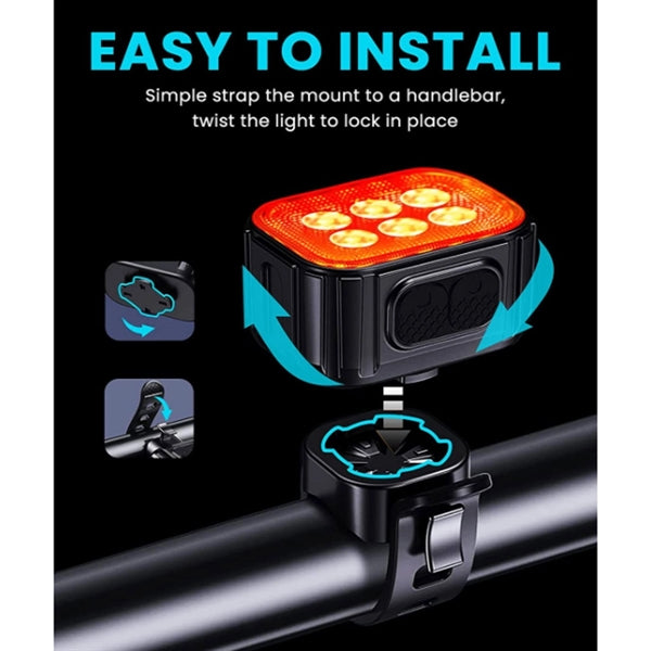 Cycle Bike Lights for Night Riding Rechargeable