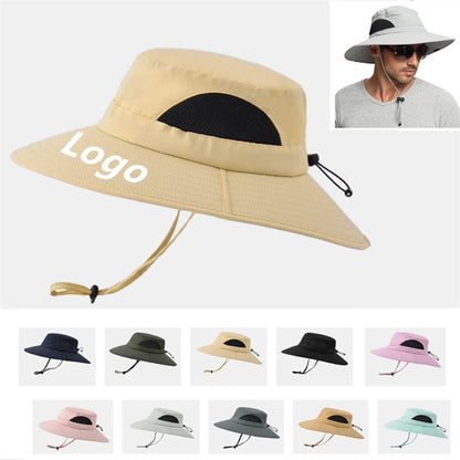 Unisex Waterproof Wide Brim Bucket Hat