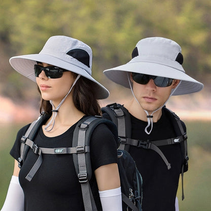 Unisex Waterproof Wide Brim Bucket Hat