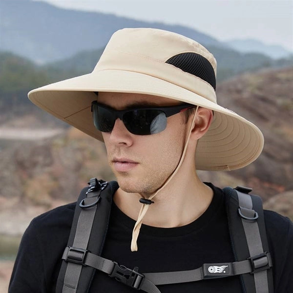 Unisex Waterproof Wide Brim Bucket Hat