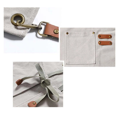 Chef Apron with Cross Back Straps for Men Women