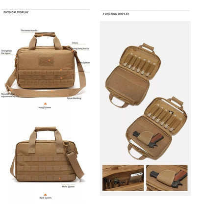 Outdoor Tactical Molle Messenger Shoulder Bag Gun Case