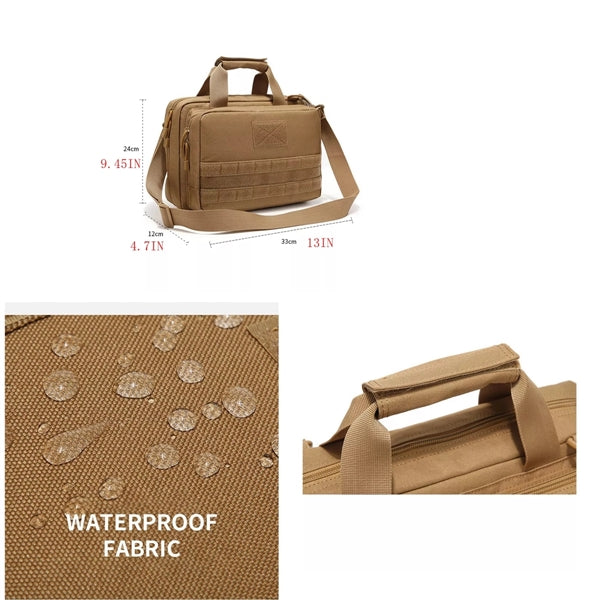 Outdoor Tactical Molle Messenger Shoulder Bag Gun Case