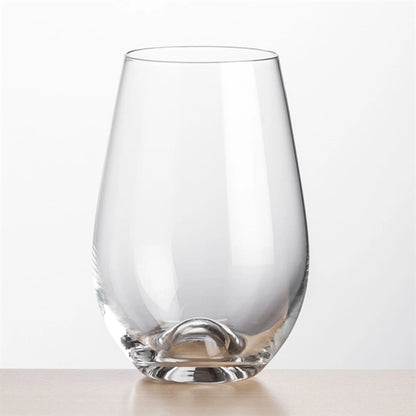 Boston Stemless Wine - Deep Etch
