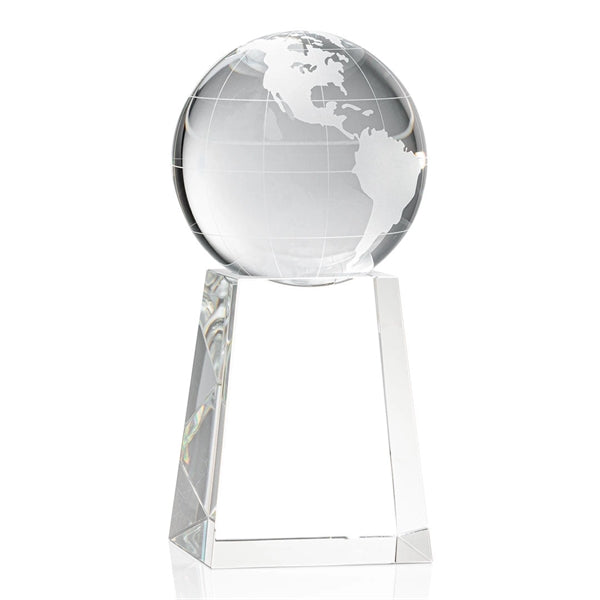 Globe Award on Tall Base