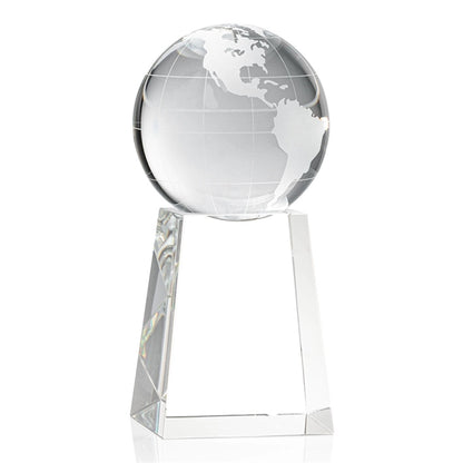 Globe Award on Tall Base