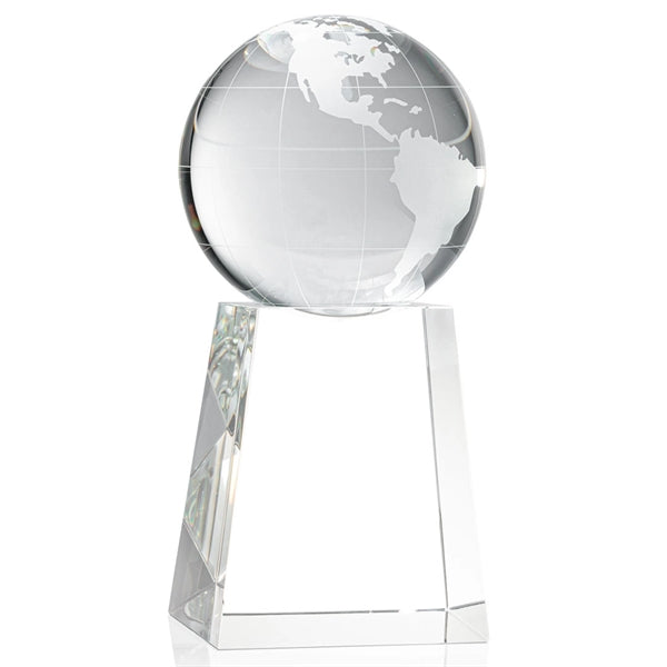 Globe Award on Tall Base