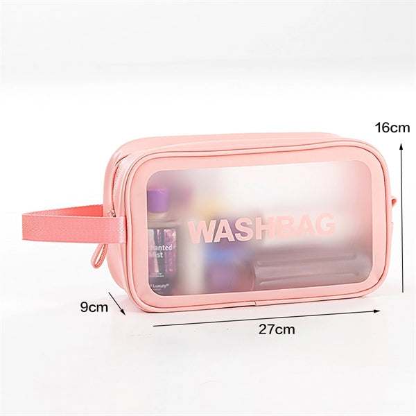 Waterproof PVC Clear Toiletry Makeup Cosmetic Wash Bag