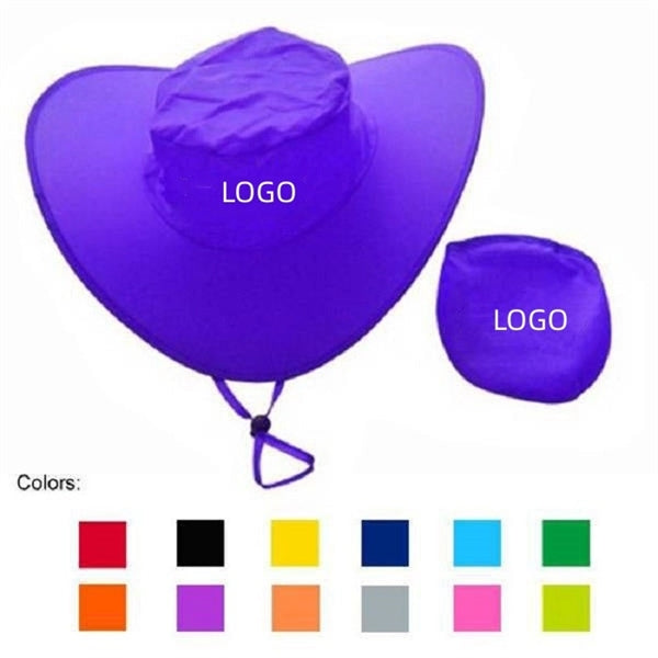 Nylon Foldable Hat With Pouch