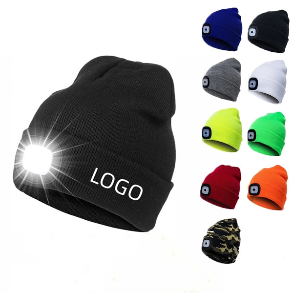 Unisex LED Lighted Beanie Hat