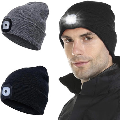 Unisex LED Lighted Beanie Hat