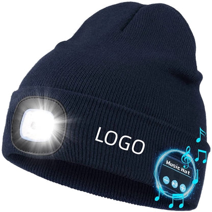 Bluetooth Beanie Hat with Light