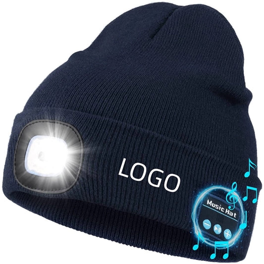 Bluetooth Beanie Hat with Light