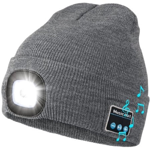 Bluetooth Beanie Hat with Light