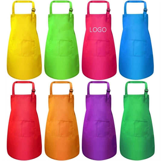 Kids Apron Chef Kitchen Cooking Baking Painting Boys Girls