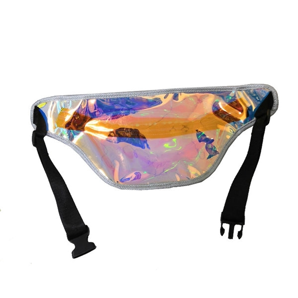 Waterproof Holographic Laser Fanny Pack/Waist Bag w/Zipper