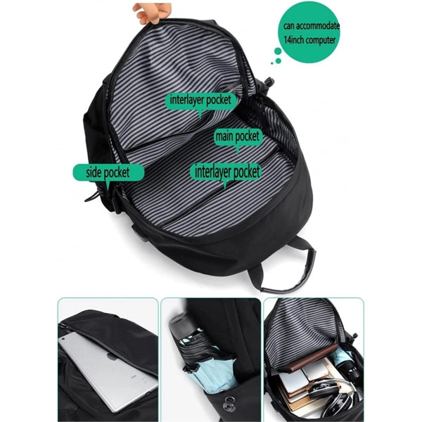 Waterproof Laptop Backpack Business Leisure Schoolbag