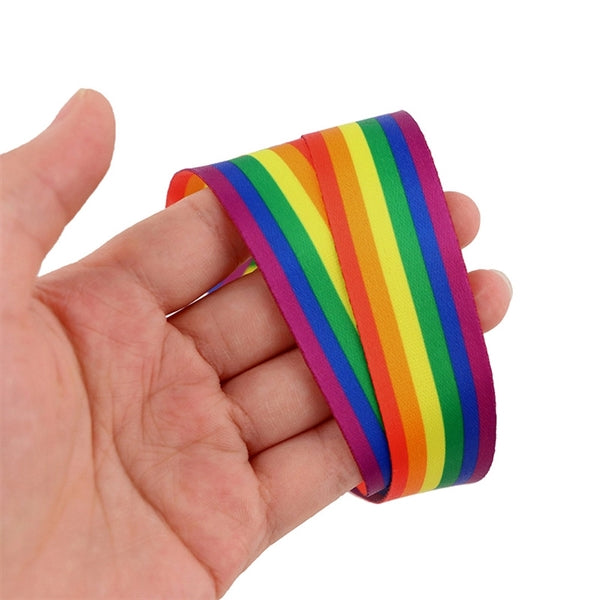 LGBT Progress Pride Flag Rainbow Lanyard