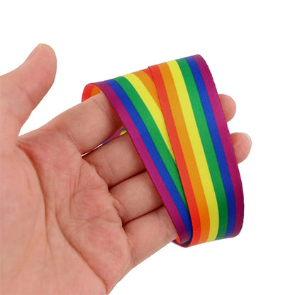 LGBT Progress Pride Flag Rainbow Lanyard