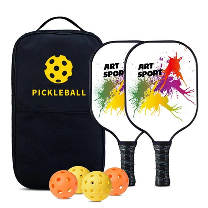 Premium Pickleball Paddles Set w/Fiberglass Face