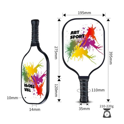 Premium Pickleball Paddles Set w/Fiberglass Face