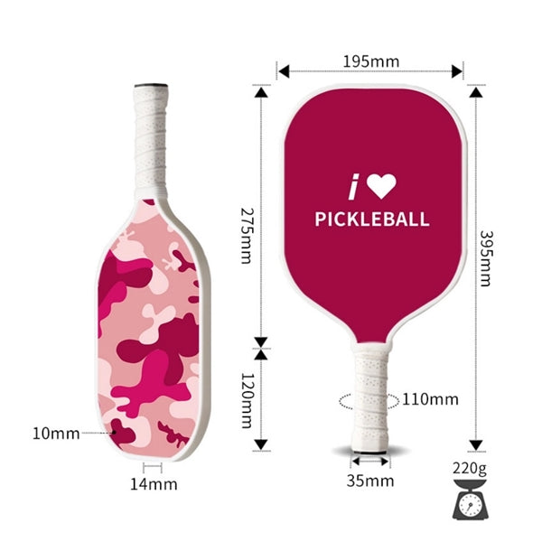 White Premium Pickleball Racket Set of 2