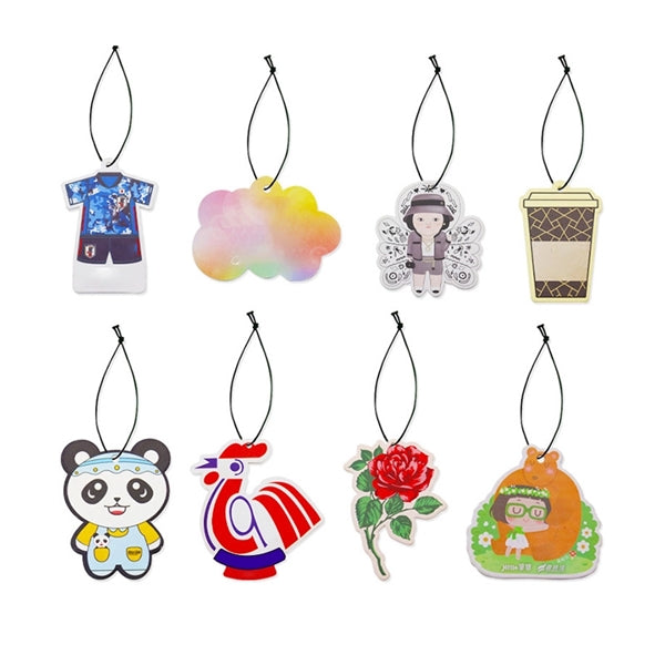 Car Air Freshener Hanging Incense Chips Full Color Imprint