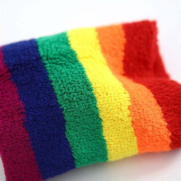 LGBT Pride Rainbow Bracer Sports Wristbands Set