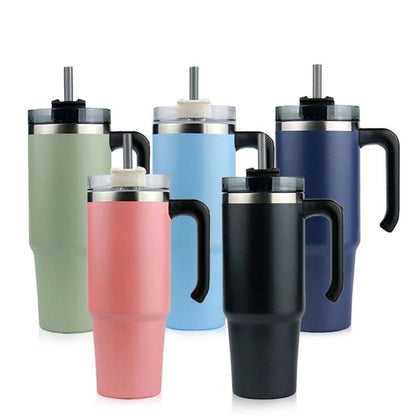30oz Stainless Steel Tumbler With Handle/Travel Cup