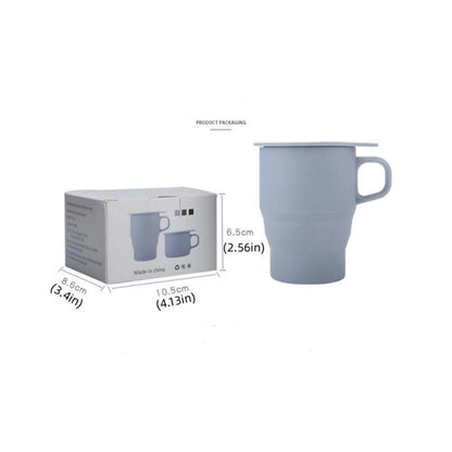 Silicone Mug Straw Lid Set