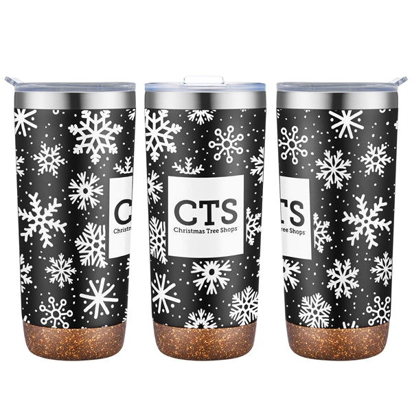 22 oz. Tumbler with Cork Bottom