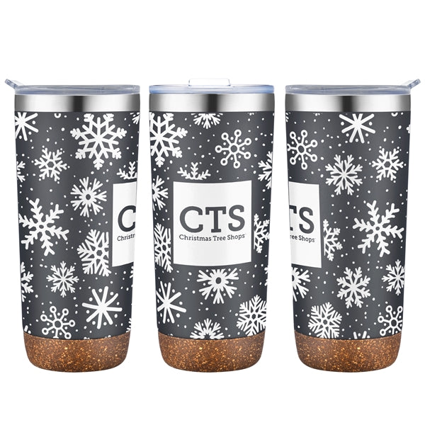 22 oz. Tumbler with Cork Bottom