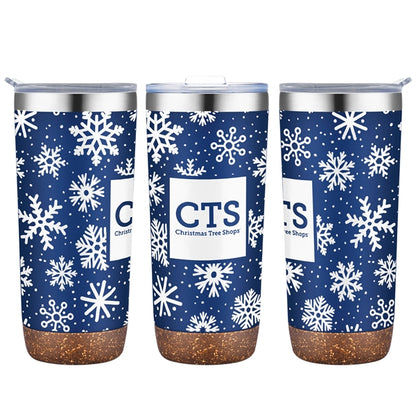 22 oz. Tumbler with Cork Bottom
