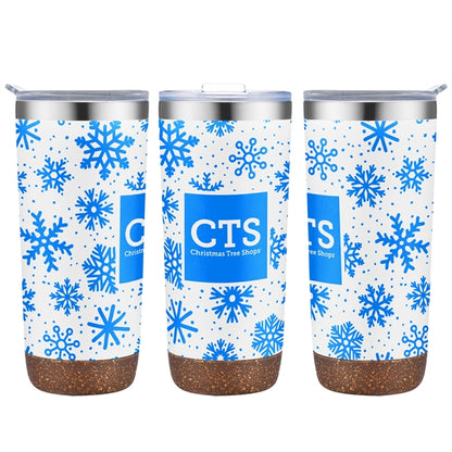 22 oz. Tumbler with Cork Bottom