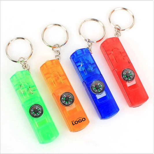 LED Whistle Keychain