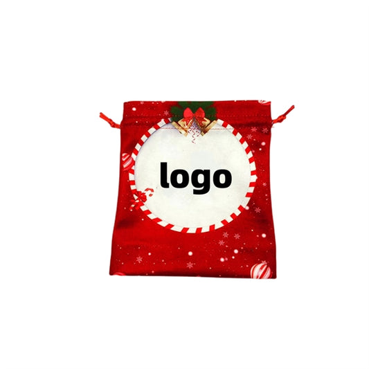 7.8" Christmas Drawstring Pouch bags