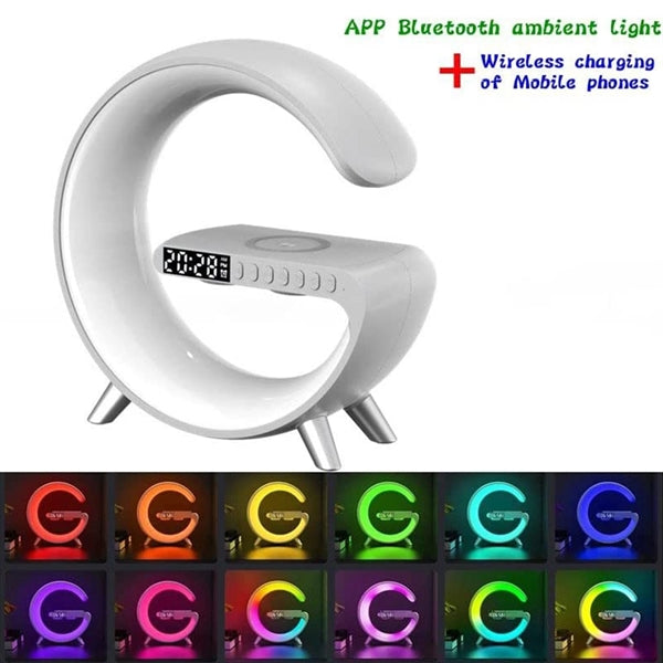 Bluetooth Speaker Wireless Cellphone Charger LED Lamp