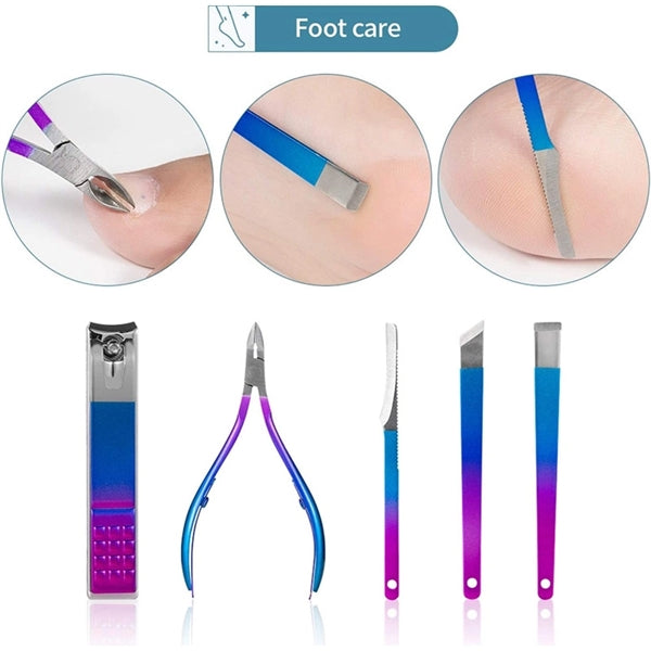 16 in 1 Manicure Set Professional Nail Clippers Pedicure Kit
