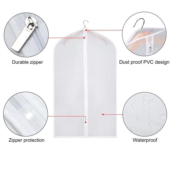 55-Inch Clear Garment Bag